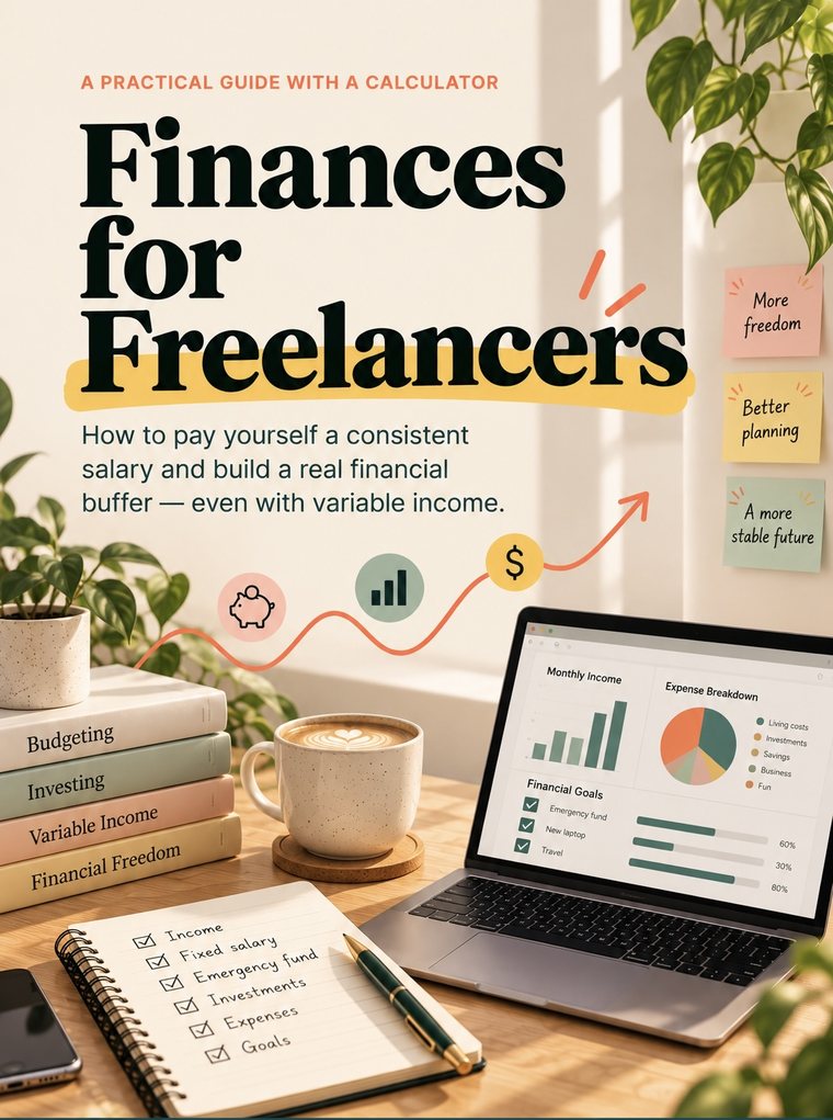 Cover of Finance for Freelancers, by Gloria de Quiñones